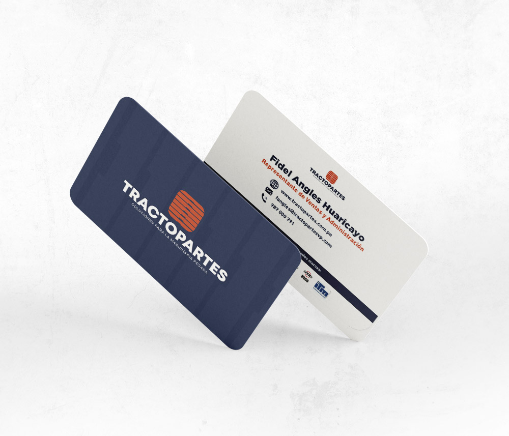 Tractopartes diseño web branding redes sociales
