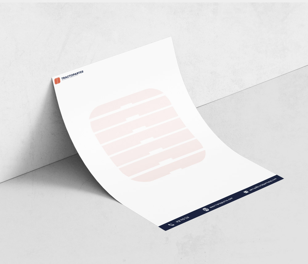 Tractopartes branding