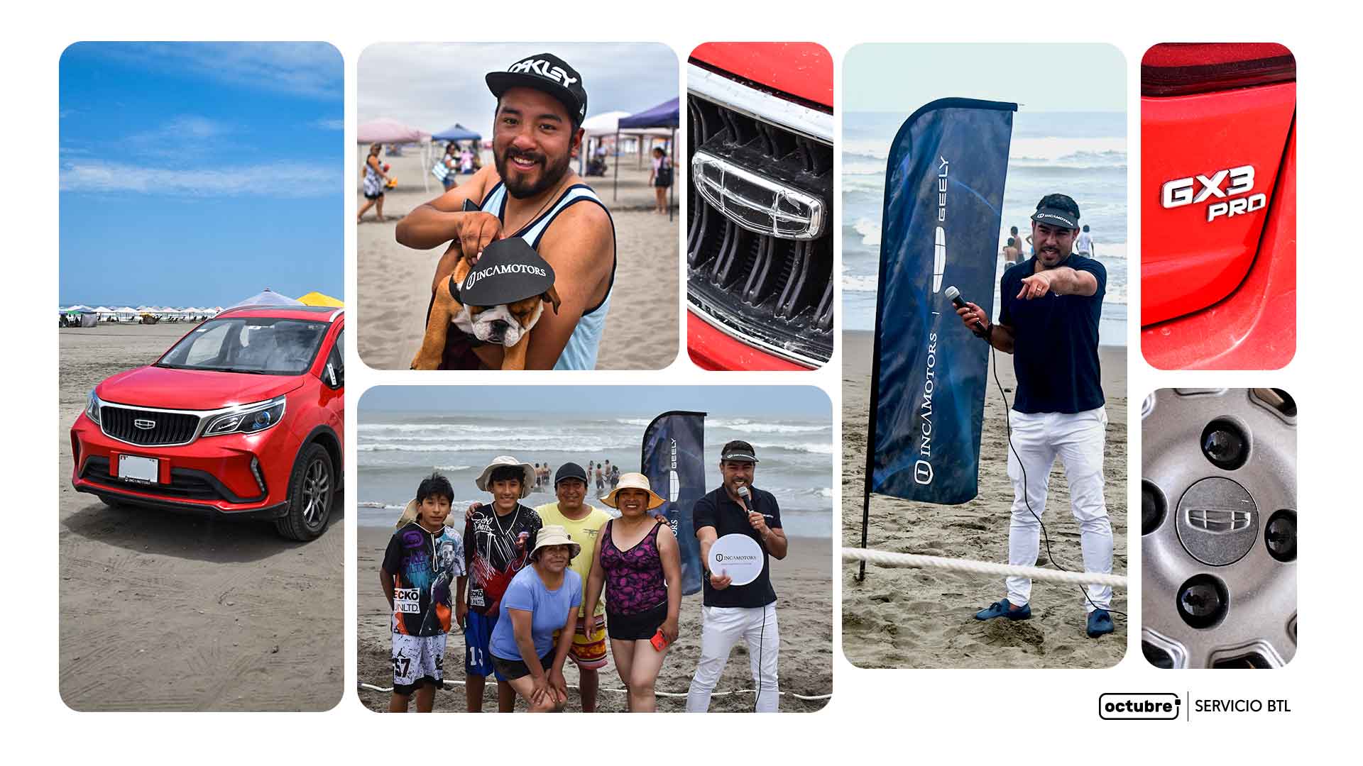 Activación Geely Incamotors Playa BTL